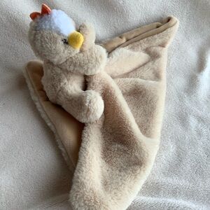 Kellytoy Tan Plush Full Body Chick Lovey Chicken Little W Rattle Security Toy